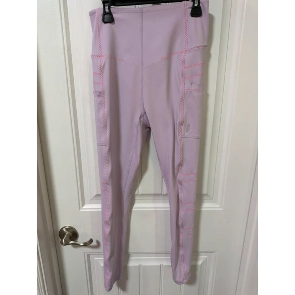 free people movement lavender utility pocket leggings size small - petite